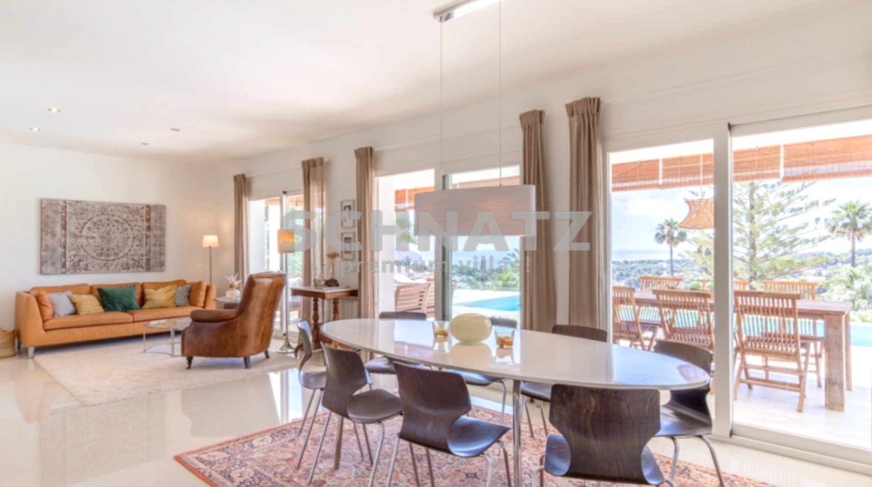 Espectacular villa con vistas al mar en venta en Moraira