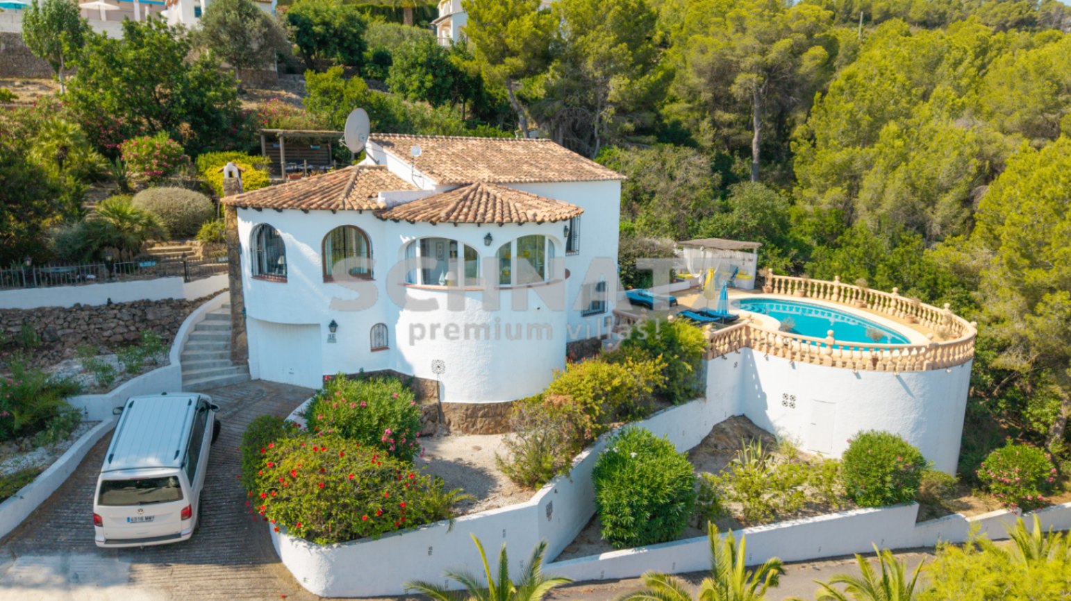 Villa en venta en Jávea con vistas al mar y al Montgó