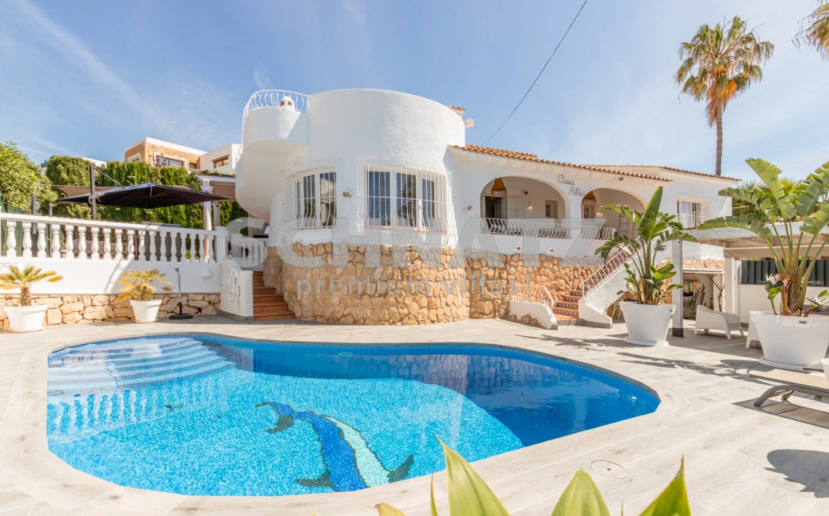 Villa mit Meerblick zu verkaufen in Moraira