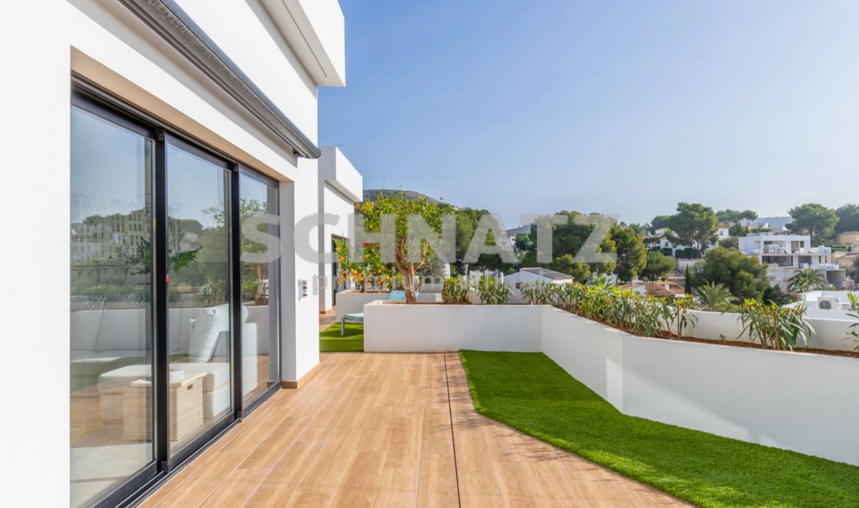 Spektakuläre Villa mit Meerblick zu verkaufen in Moraira, in der Nähe von Portet.