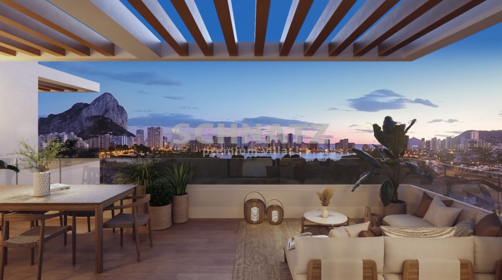 Apartamento con vistas al mar en venta en moraira