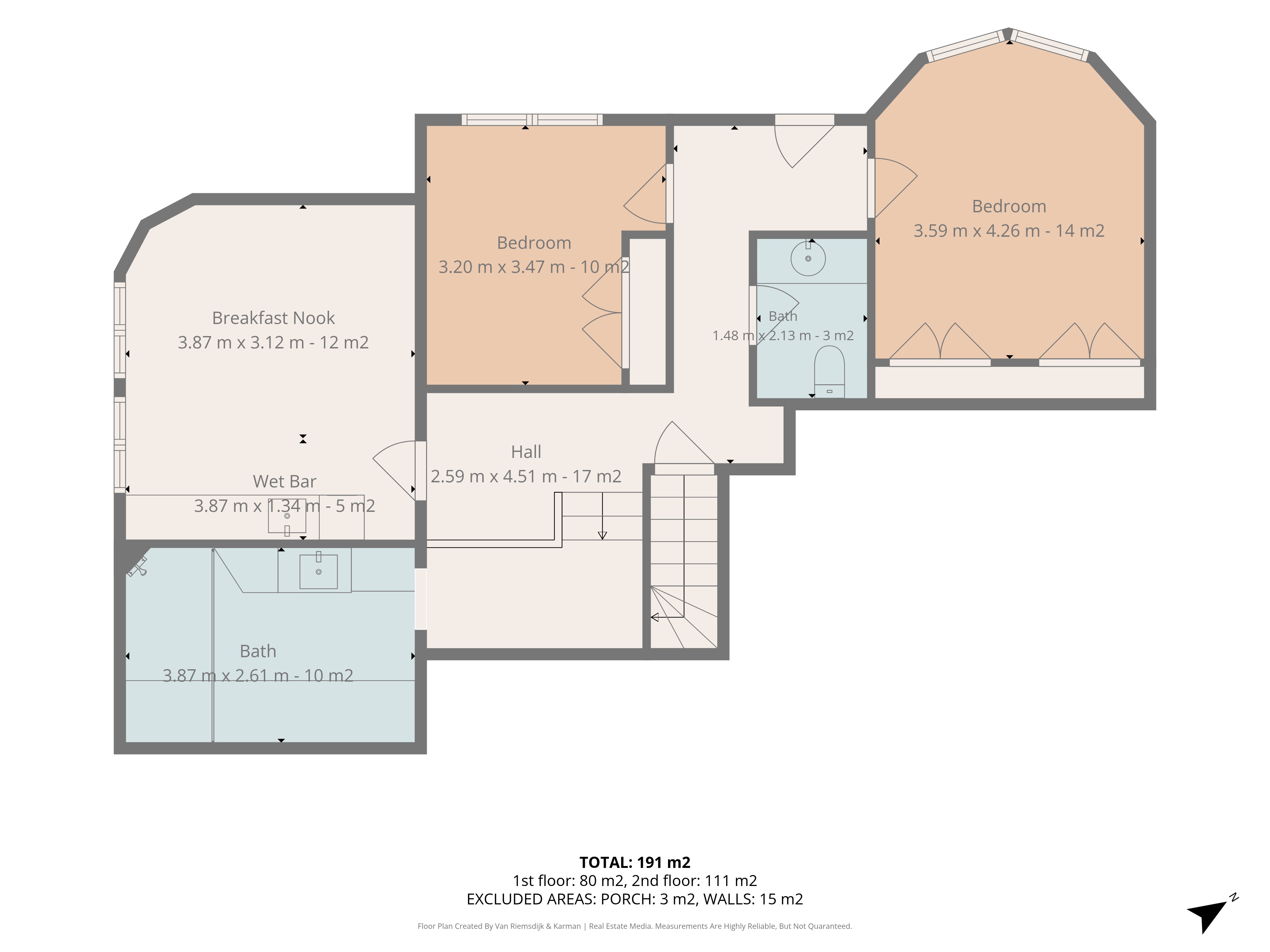 Villa más casa de huéspedes y 2 piscinas
