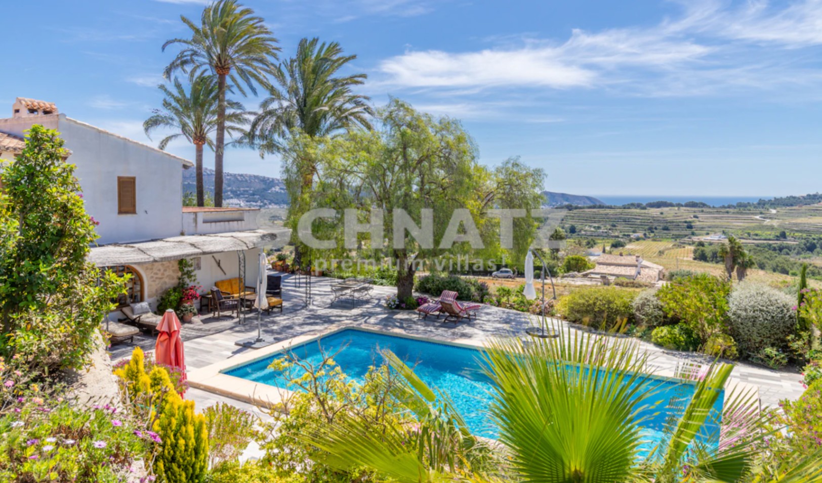 Fantástica finca con vistas al mar en venta en Teulada