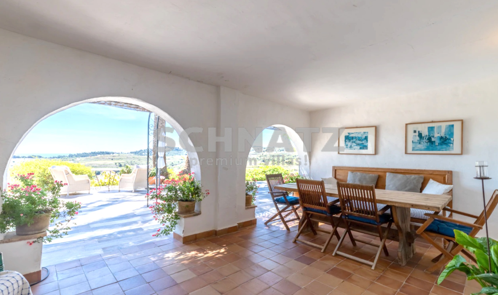 Fantástica finca con vistas al mar en venta en Teulada