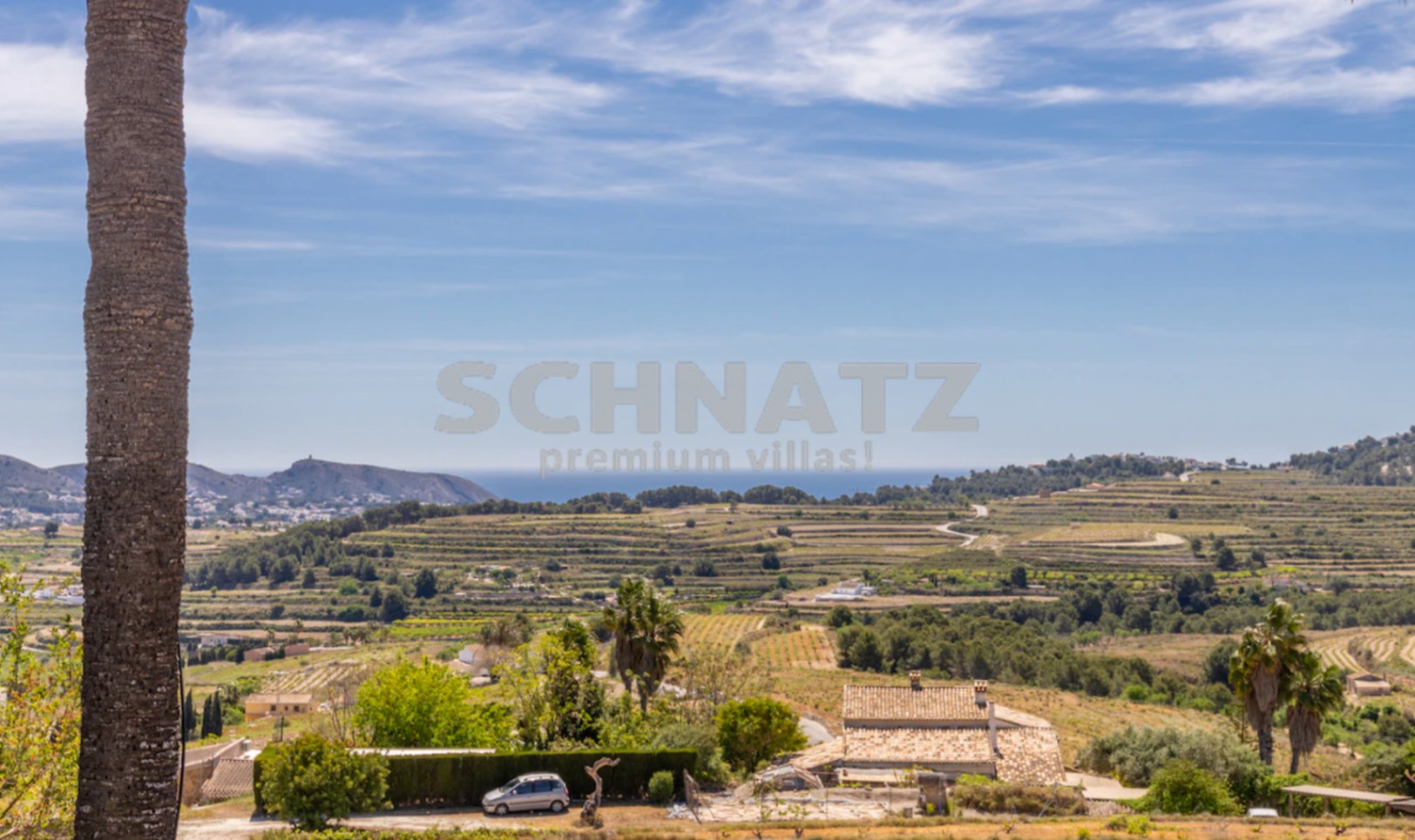 Fantástica finca con vistas al mar en venta en Teulada