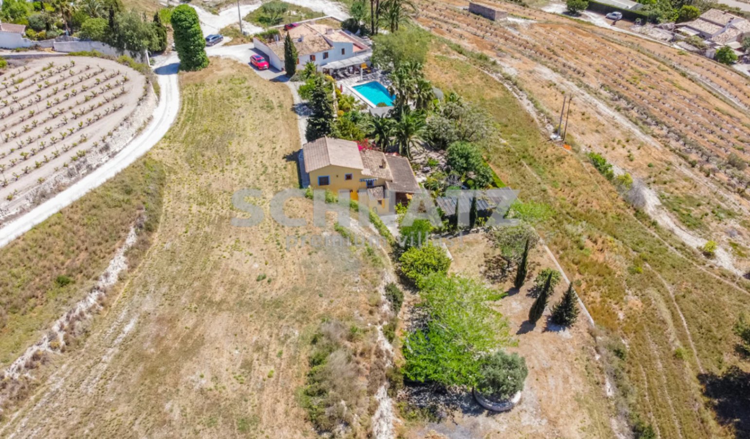 Fantástica finca con vistas al mar en venta en Teulada