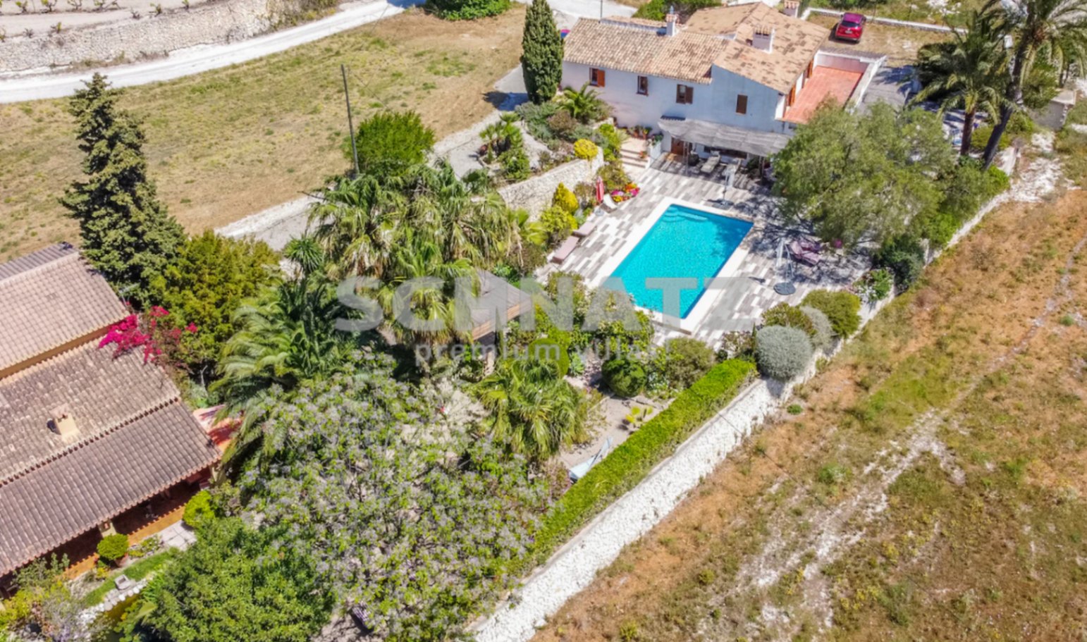 Fantástica finca con vistas al mar en venta en Teulada