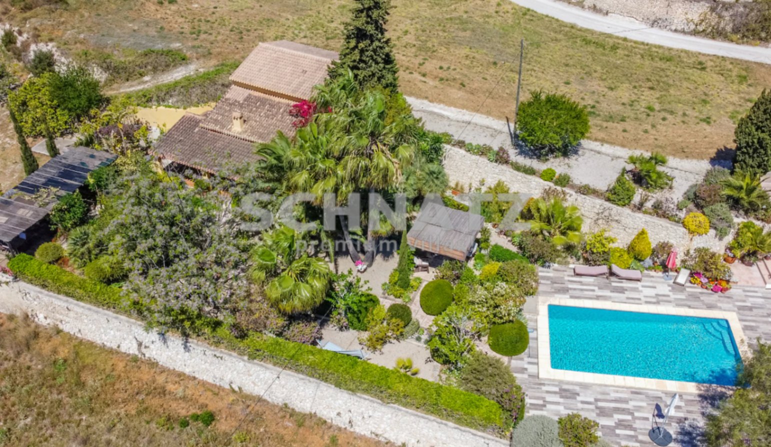 Fantástica finca con vistas al mar en venta en Teulada