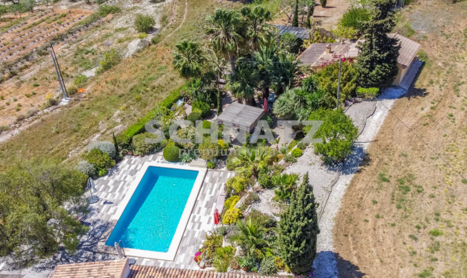 Fantástica finca con vistas al mar en venta en Teulada