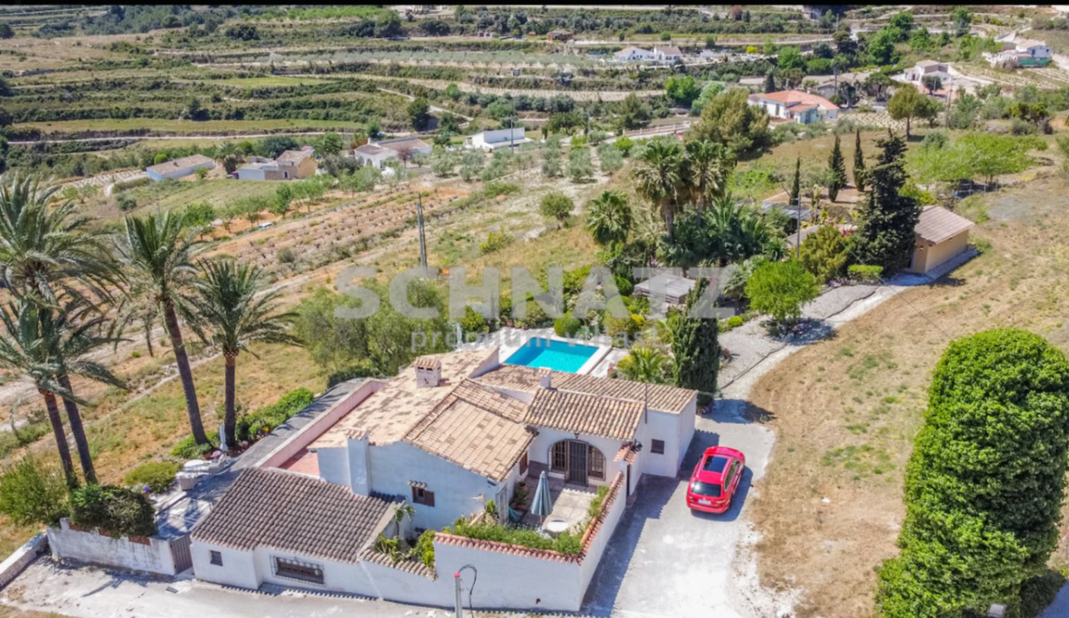 Fantástica finca con vistas al mar en venta en Teulada