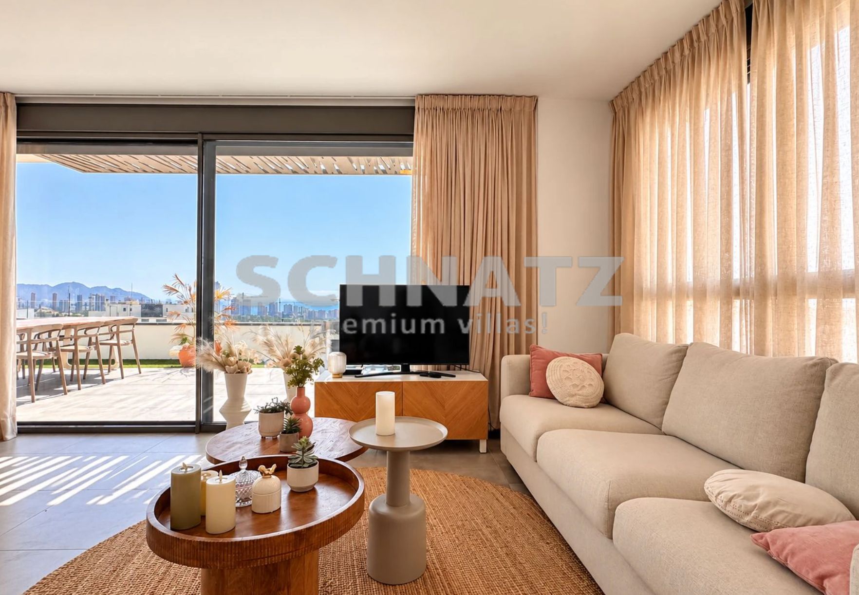 Apartamento con vistas al mar en venta en Finestrat