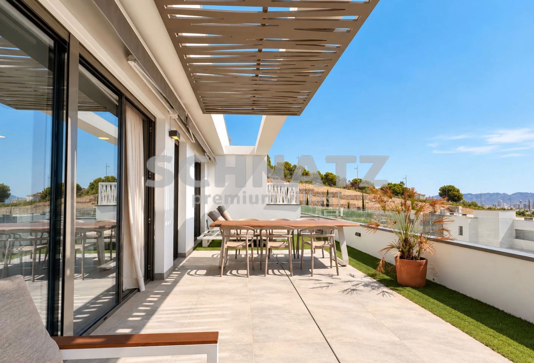 Apartamento con vistas al mar en venta en Finestrat