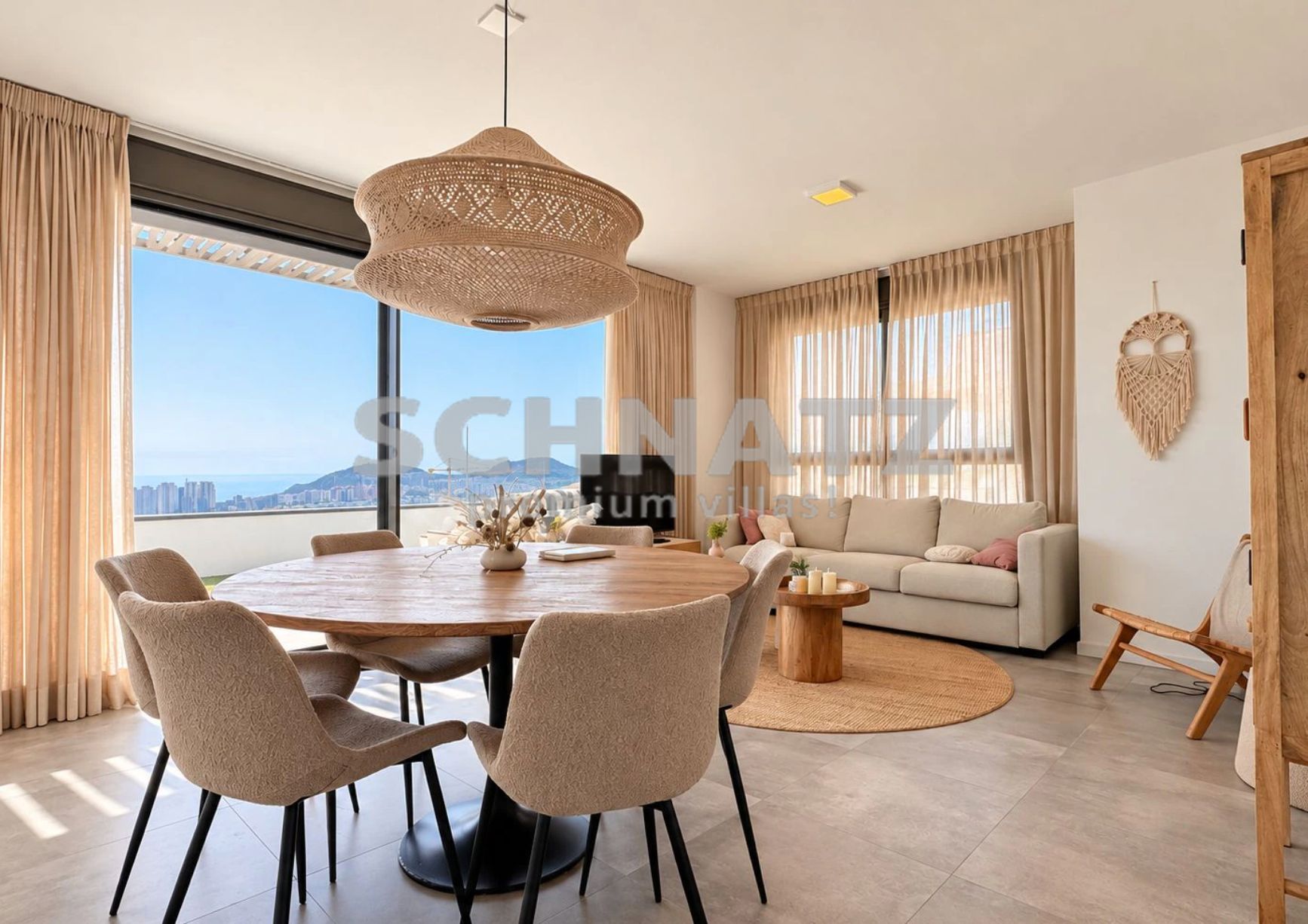 Apartamento con vistas al mar en venta en Finestrat