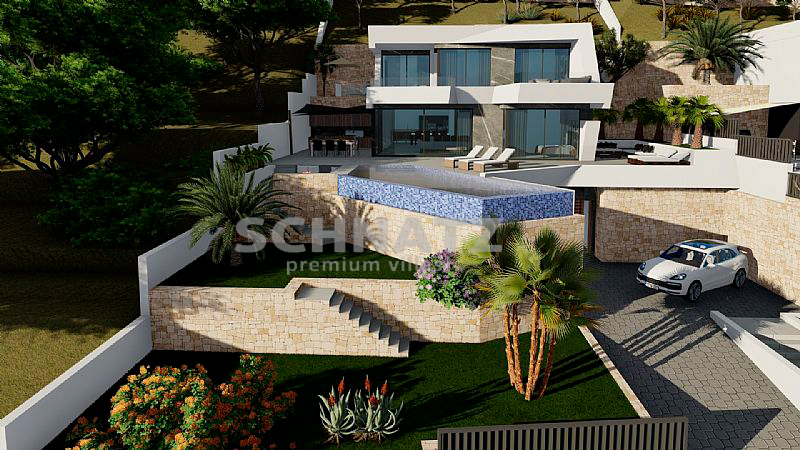 Villa de lujo de nueva construcción en venta en Calpe