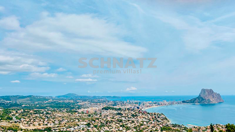 Villa de lujo de nueva construcción con vistas al mar en venta en Calpe