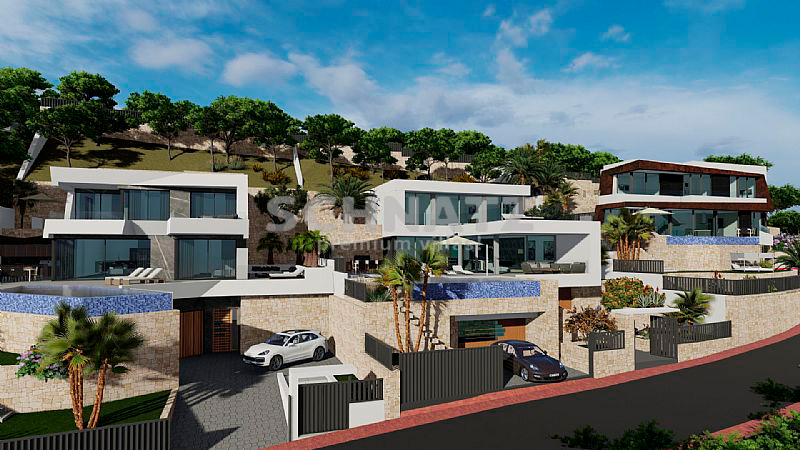 Villa de lujo de nueva construcción con vistas al mar en venta en Calpe