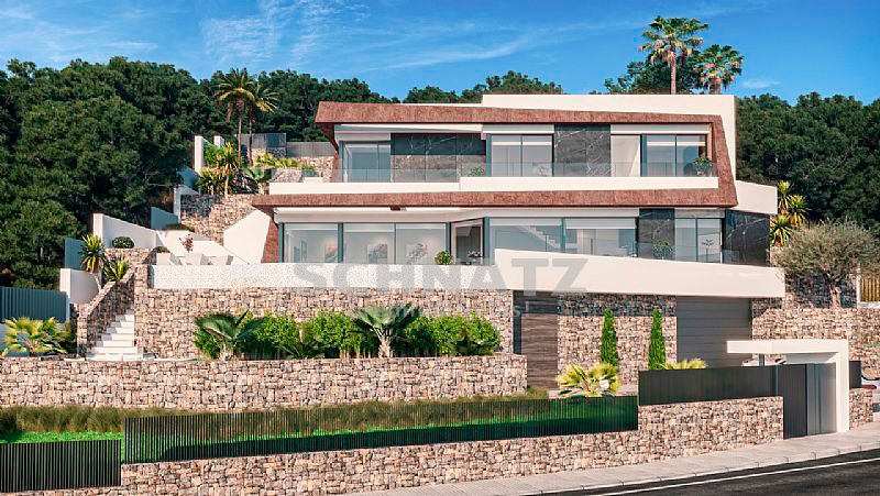 Villa de lujo con increíbles vistas al mar en venta en Calpe