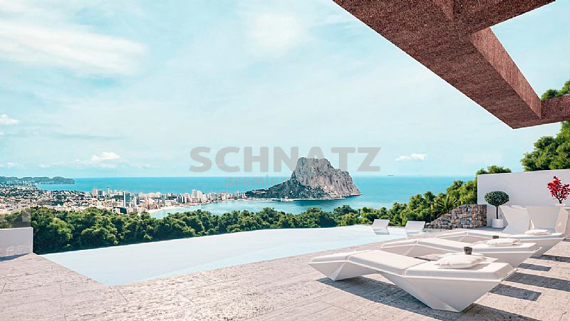 Villa de lujo con increíbles vistas al mar en venta en Calpe