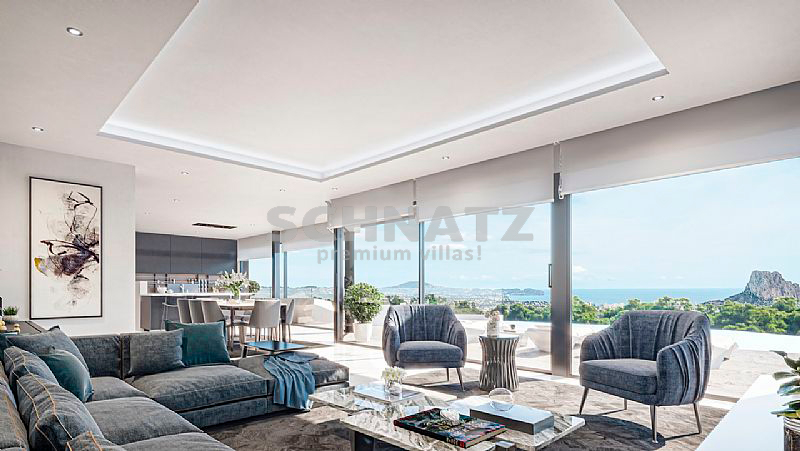 Villa de lujo con increíbles vistas al mar en venta en Calpe