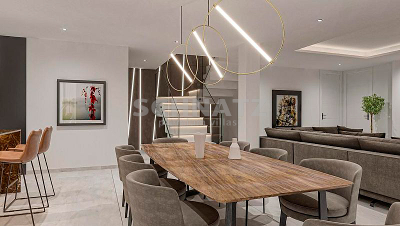 Villa de lujo en construcción con vistas panorámicas al mar en venta en Calpe