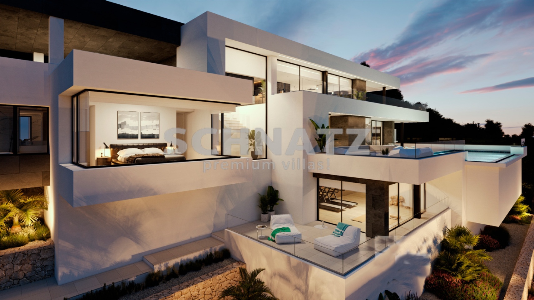 Villa de obra nueva con impresionantes vistas al mar en Cumbre del Sol