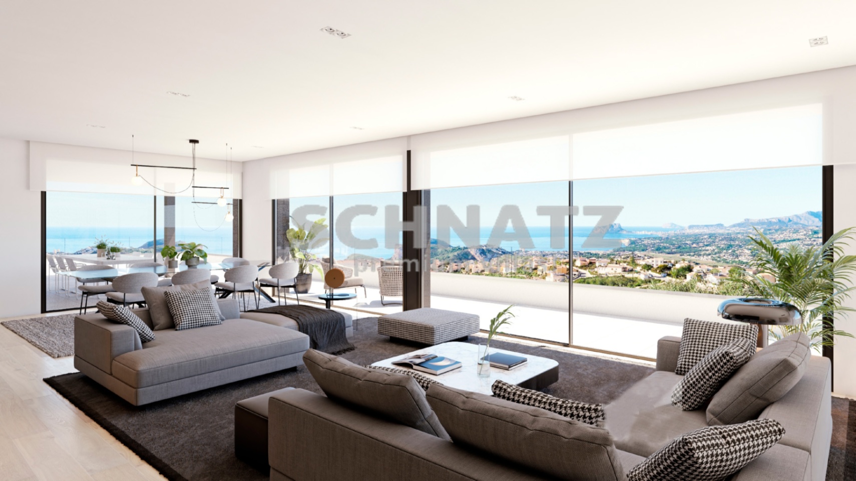 Villa de obra nueva con impresionantes vistas al mar en Cumbre del Sol