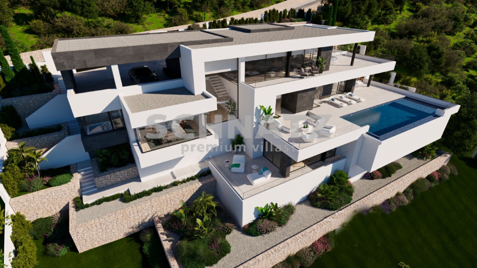 Villa de obra nueva con impresionantes vistas al mar en Cumbre del Sol