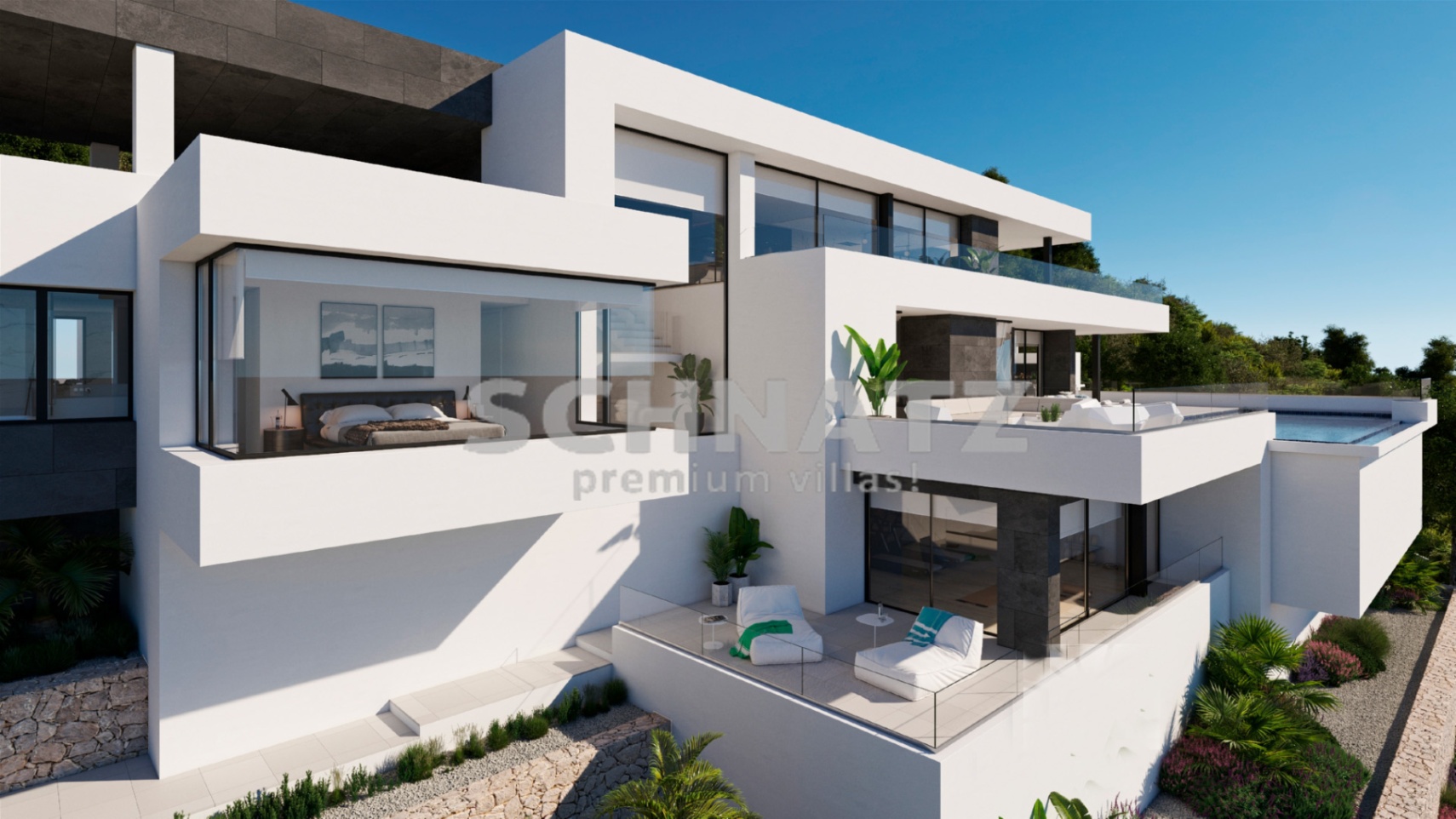 Villa de obra nueva con impresionantes vistas al mar en Cumbre del Sol
