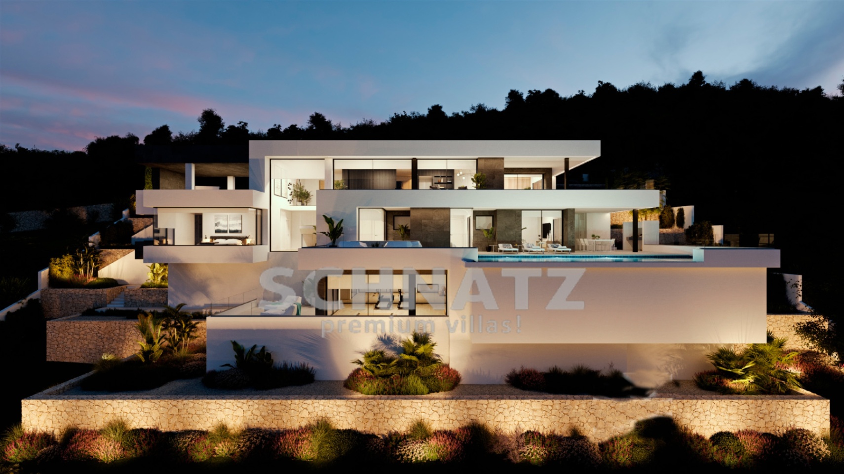 Villa de obra nueva con impresionantes vistas al mar en Cumbre del Sol