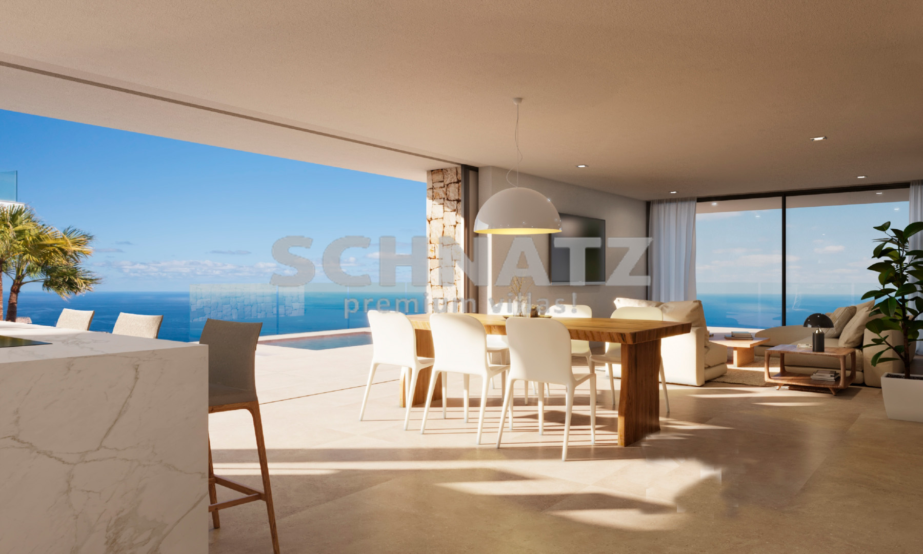 Villa con impresionantes vistas vistas al mar en venta en Cumbre del Sol