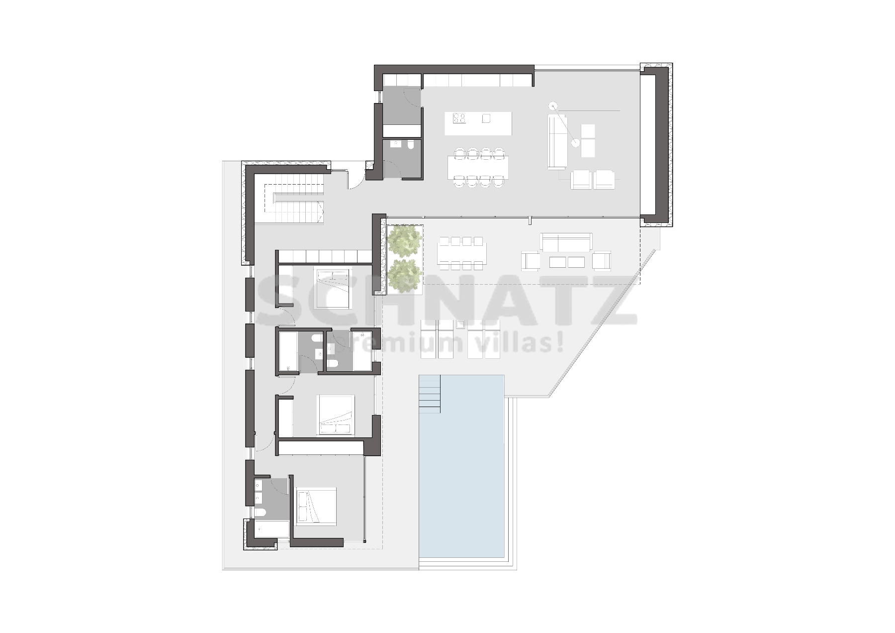 Villa de obra nueva en Moraira