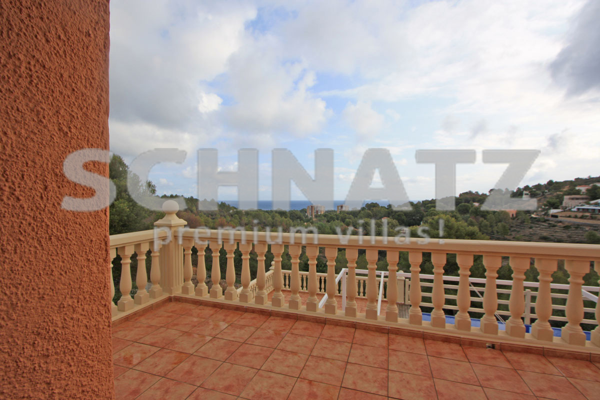 Villa con vistas al mar en venta en Dénia