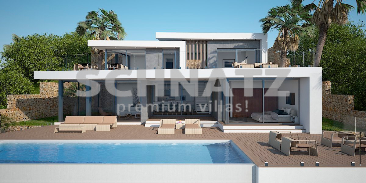 Espectacular villa de diseño minimalista en venta en Alcalalí