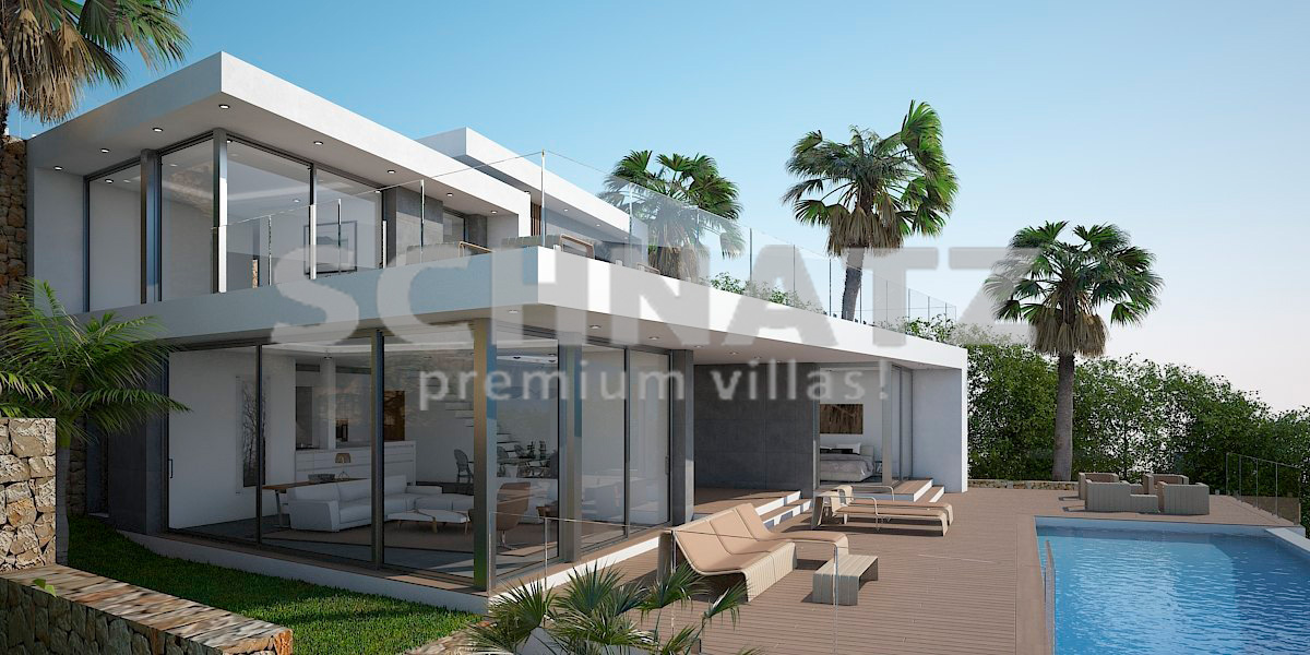 Espectacular villa de diseño minimalista en venta en Alcalalí