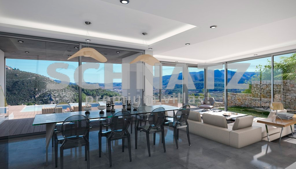 Espectacular villa de diseño minimalista en venta en Alcalalí
