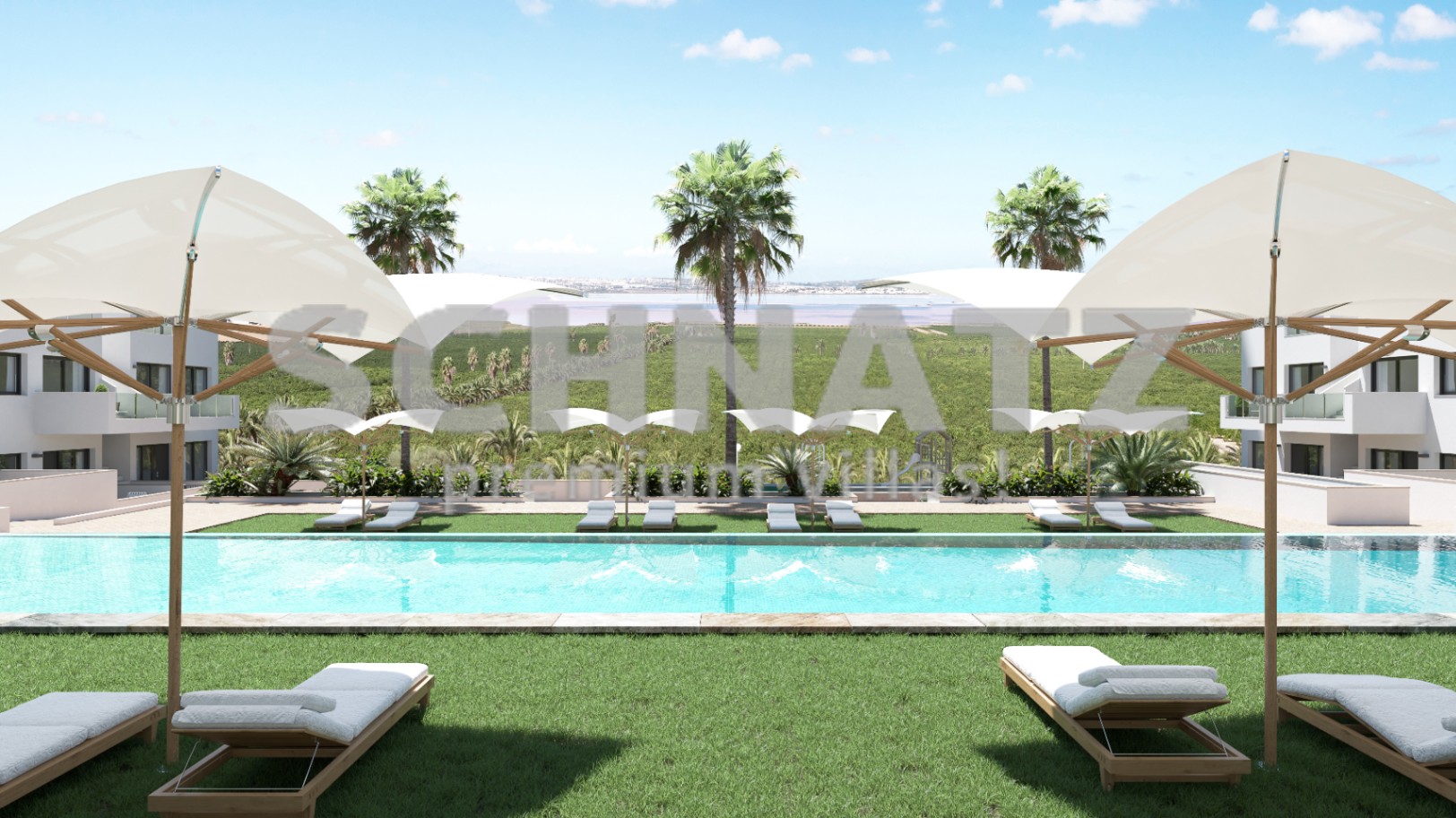 Apartamento de obra nueva en venta en un residencial en Torrevieja