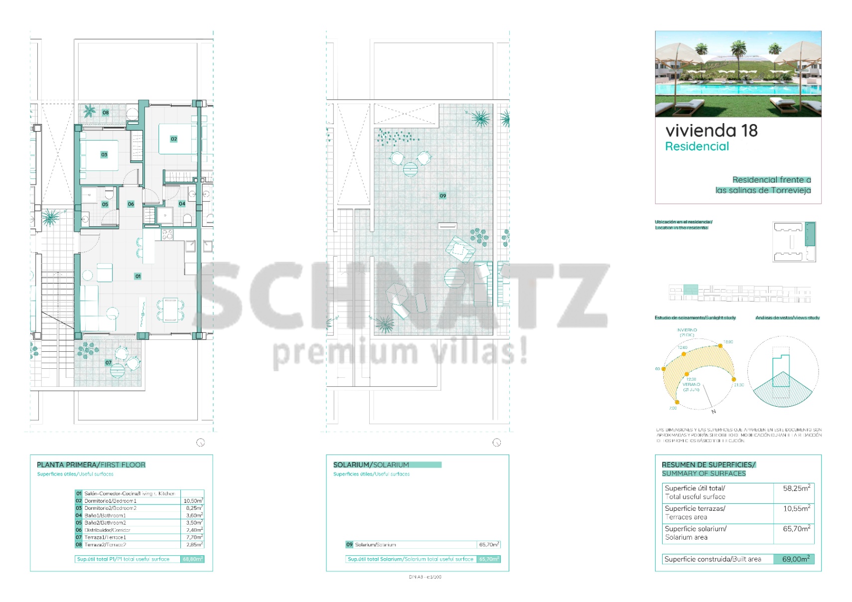 Apartamento de obra nueva en venta en un residencial en Torrevieja