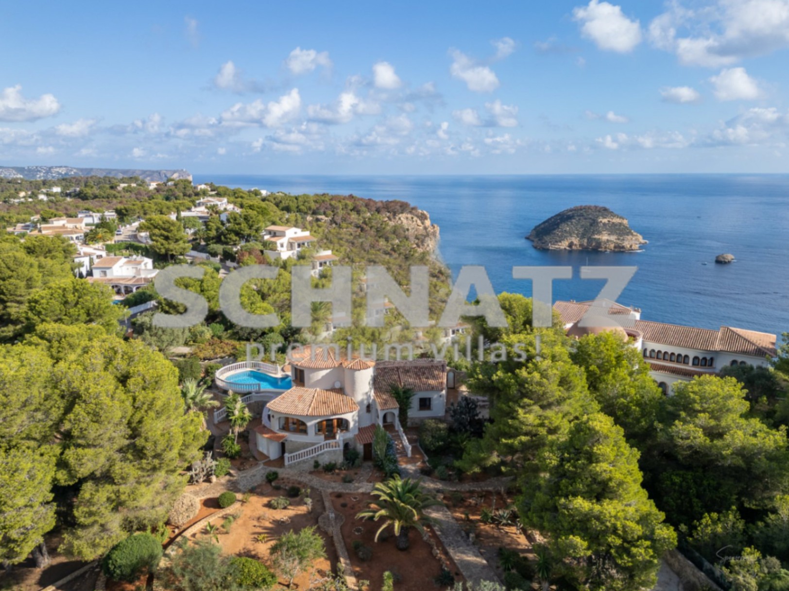 Villa en venta con fantásticas vistas al mar y a la isla de Portichol de Jávea