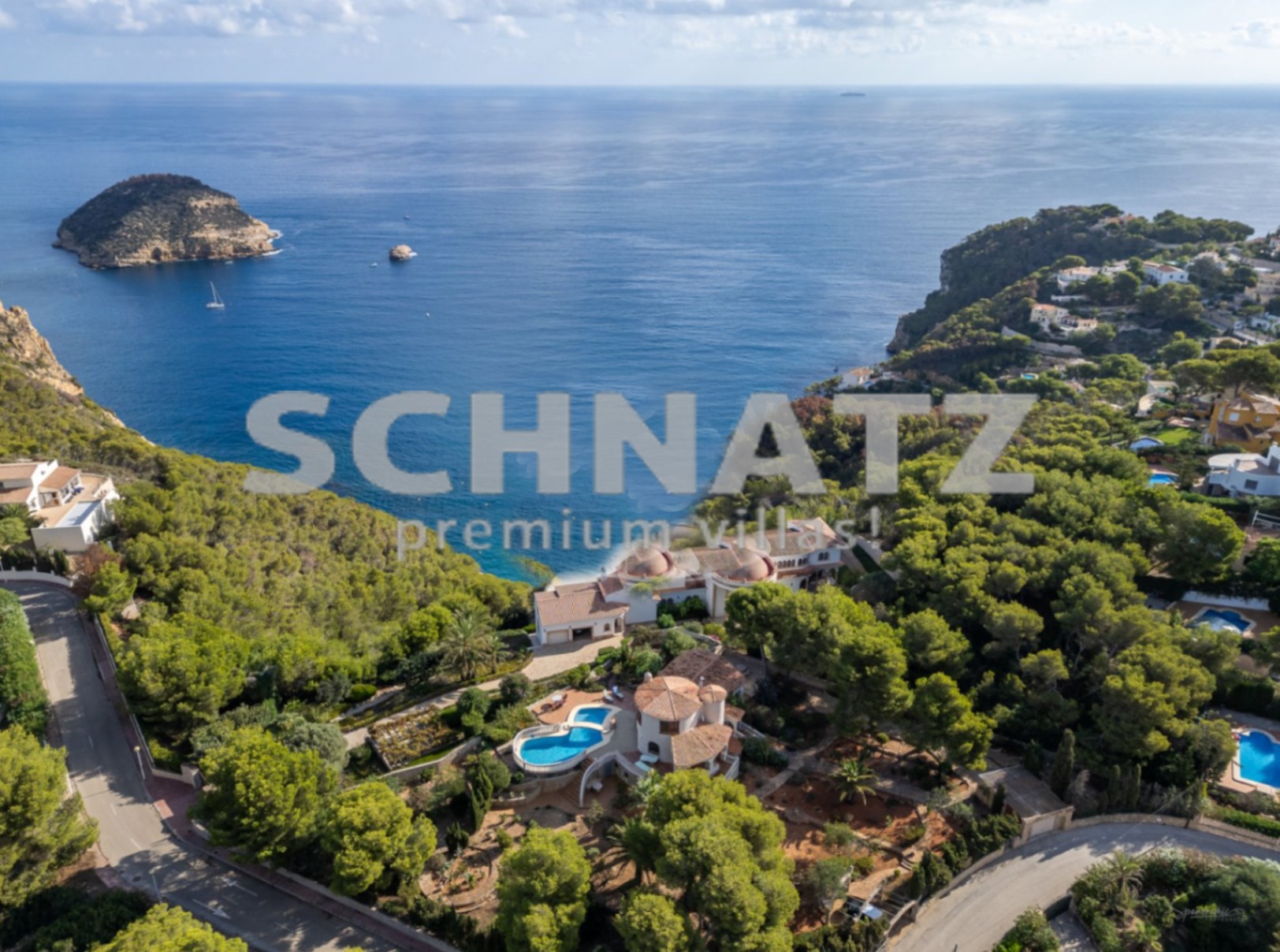 Villa en venta con fantásticas vistas al mar y a la isla de Portichol de Jávea
