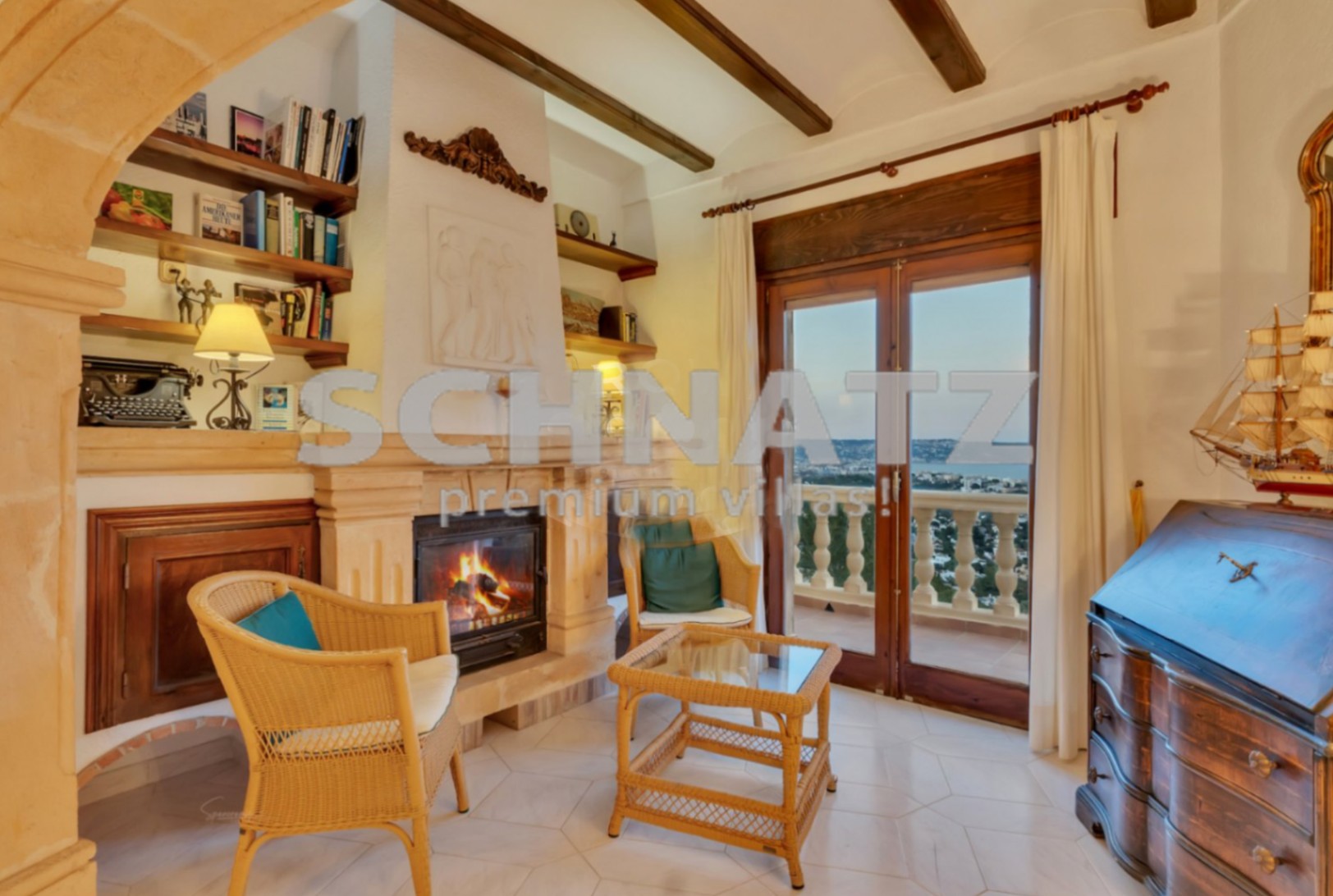 Villa con impresionantes vistas al mar en venta en Jávea