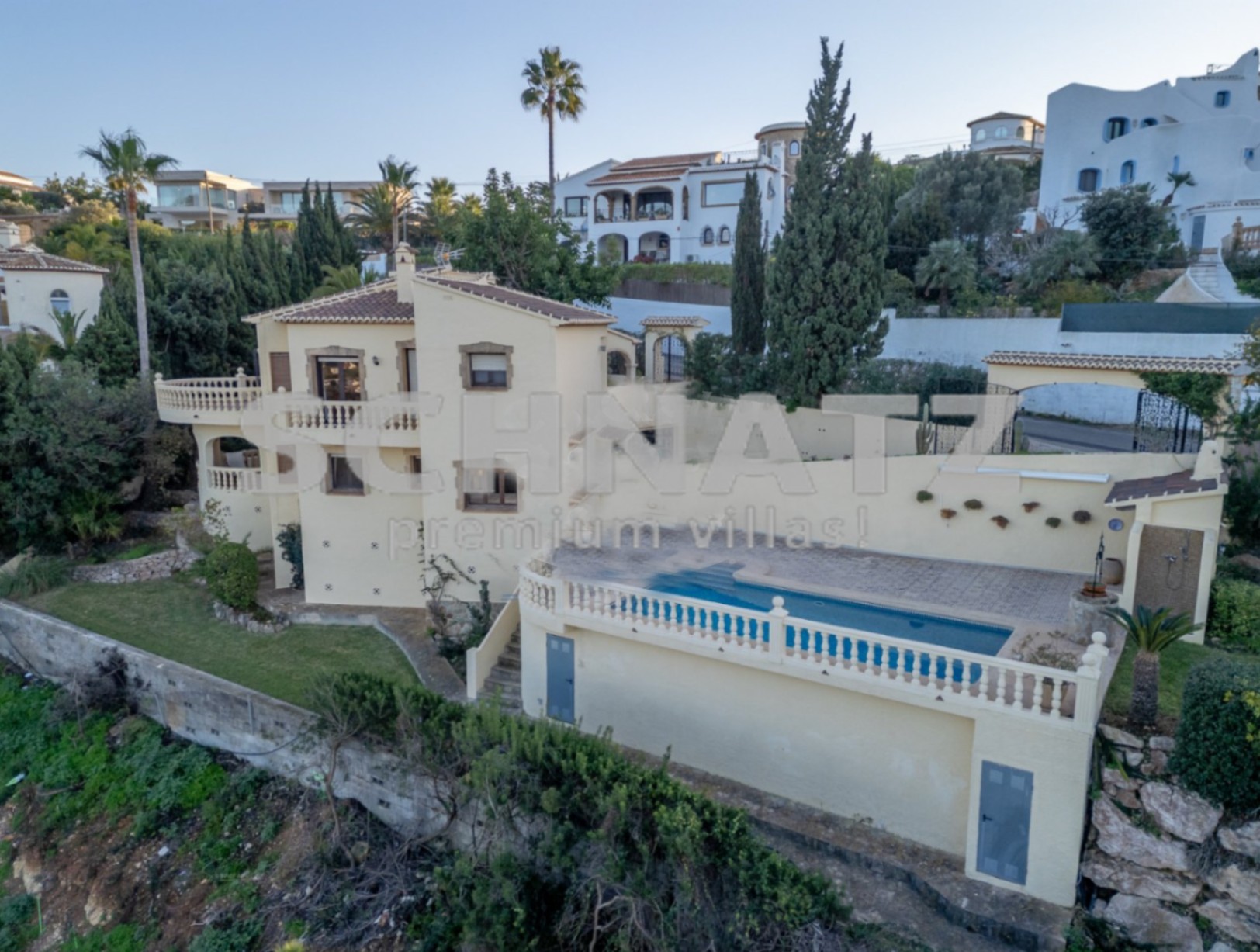 Villa con impresionantes vistas al mar en venta en Jávea