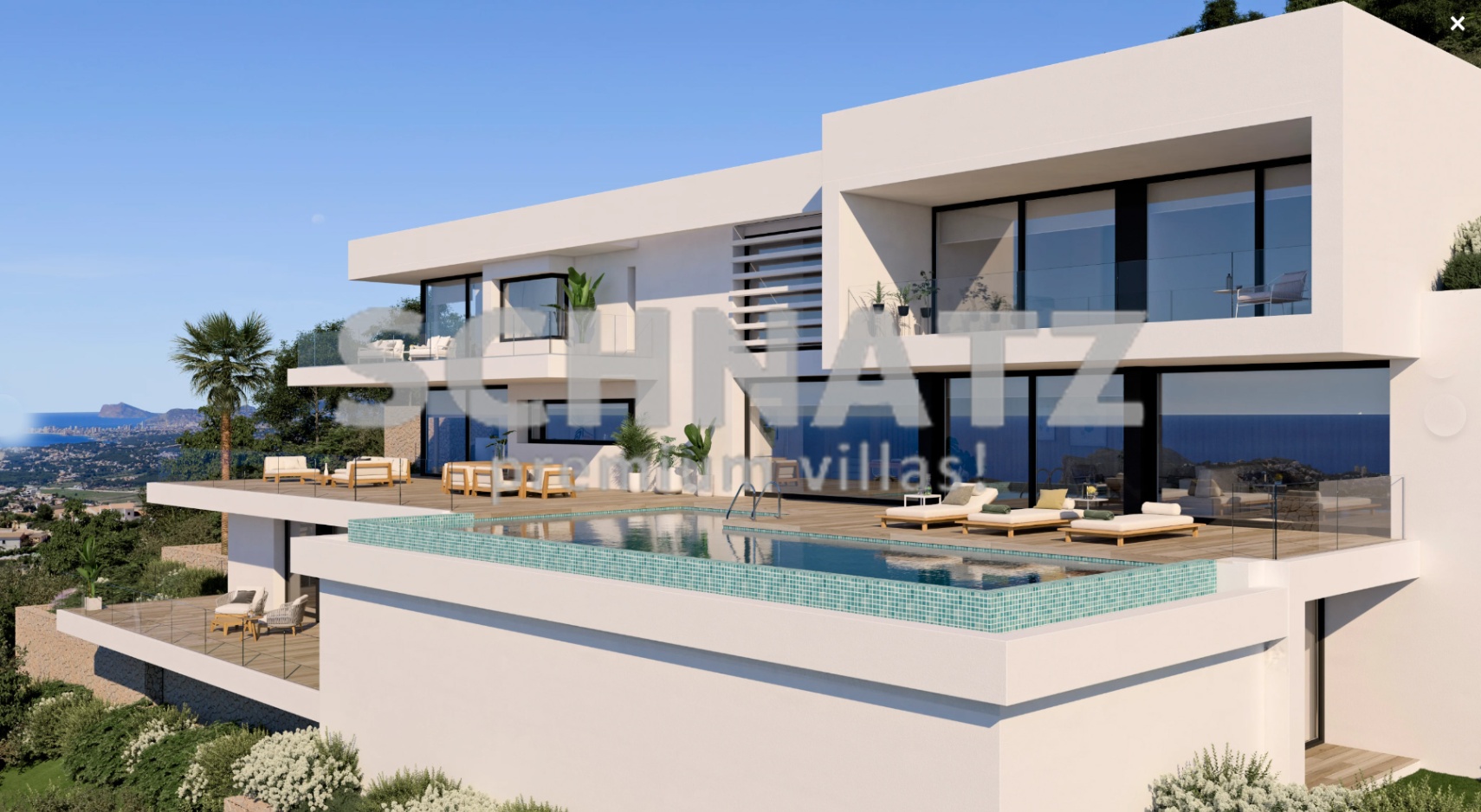 Villa de lujo de nueva construcción con vistas panorámicas al mar, en venta en Cumbre del Sol
