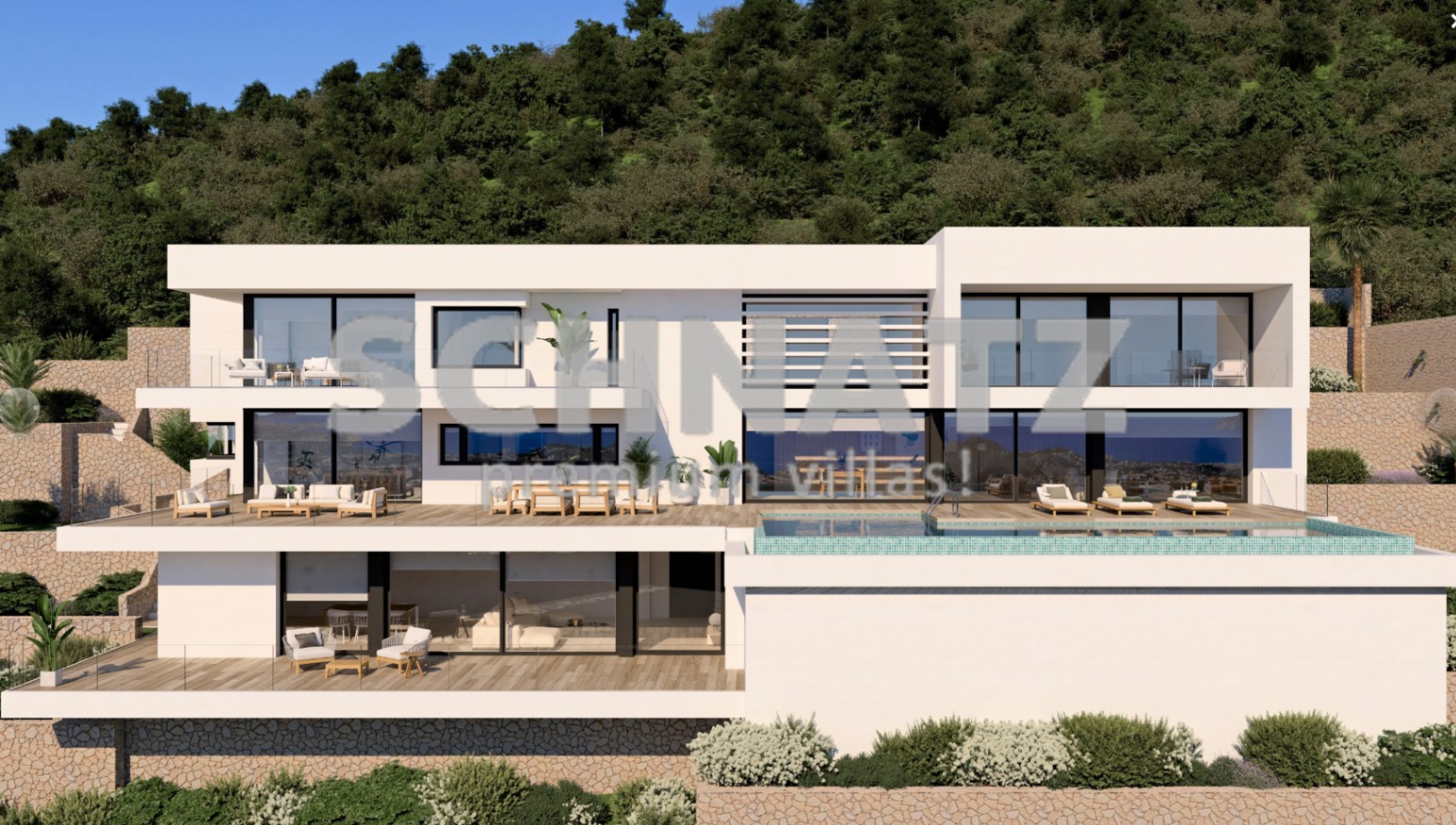 Villa de lujo de nueva construcción con vistas panorámicas al mar, en venta en Cumbre del Sol