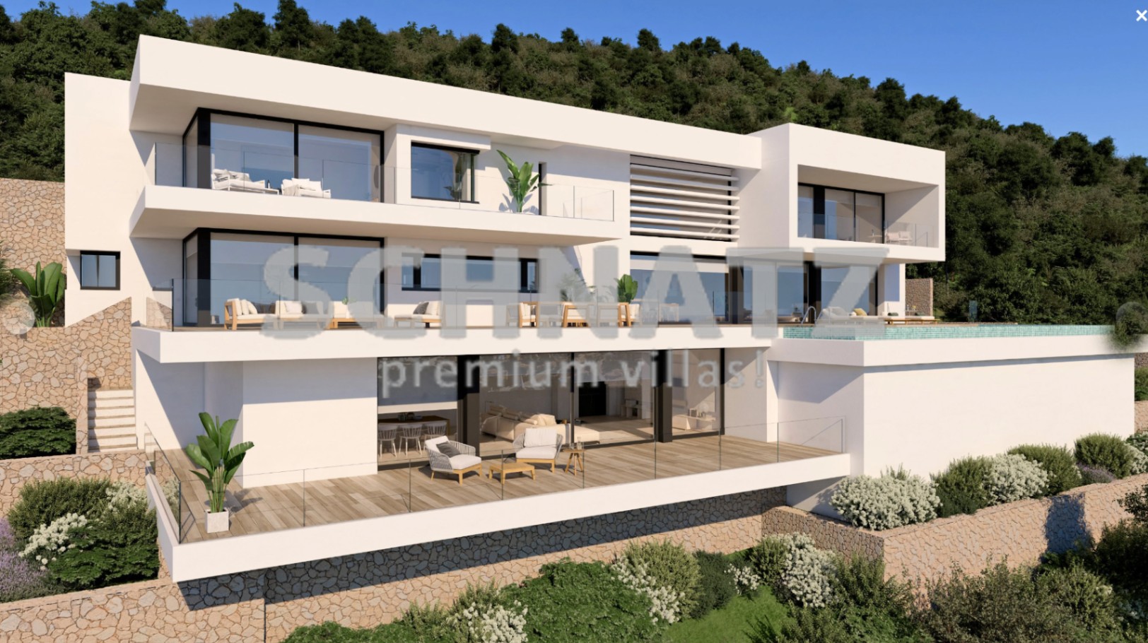 Villa de lujo de nueva construcción con vistas panorámicas al mar, en venta en Cumbre del Sol