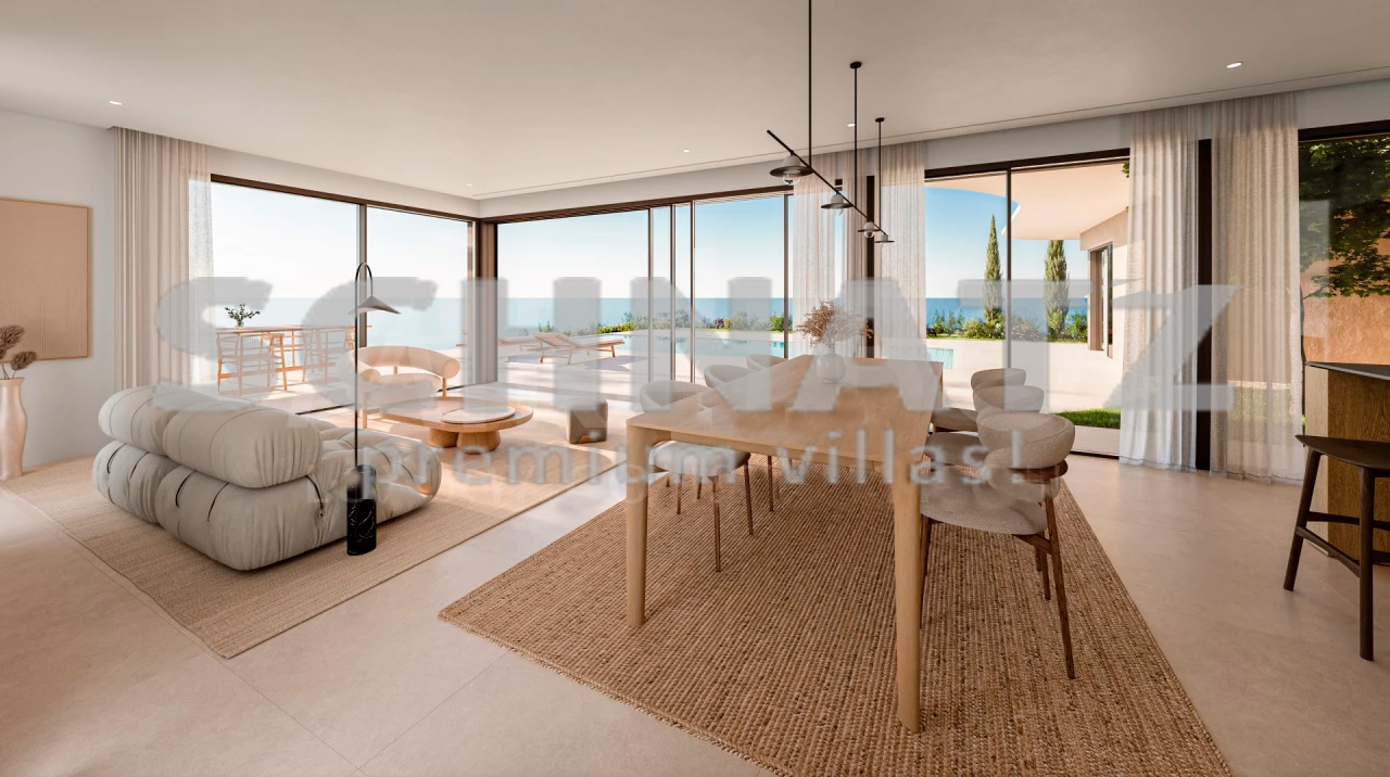 Villa de obra nueva con vistas panorámicas al mar en venta en Jávea
