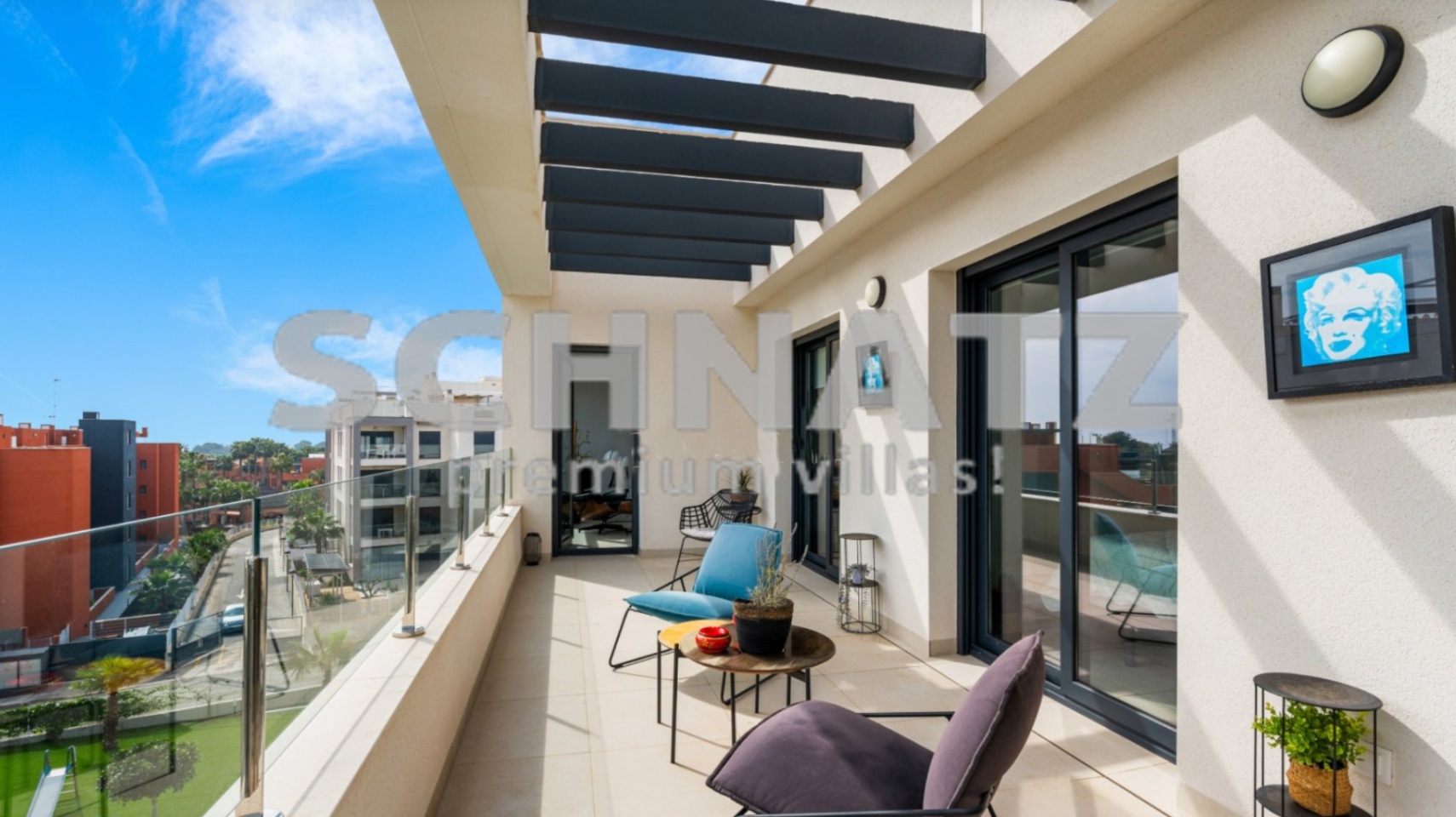 Precioso ático con vistas al mar en venta en Villamartín, Orihuela Costa