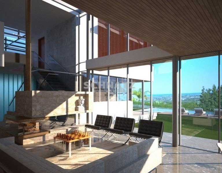 Villa futuriste de haute qualité avec vue sur mer