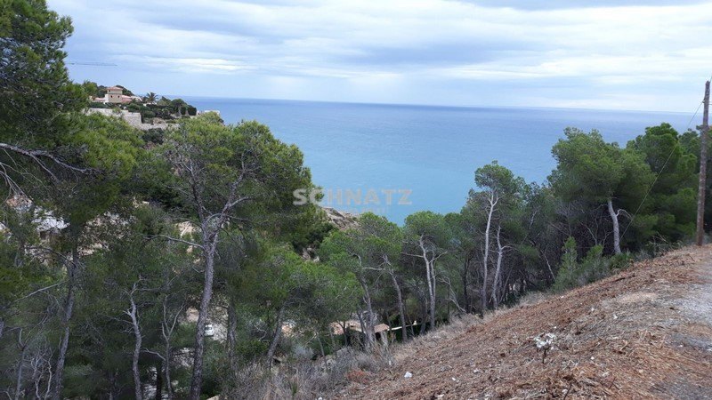 Grundstück zum Verkauf mit atemberaubenden Blick über das Meer, Javea