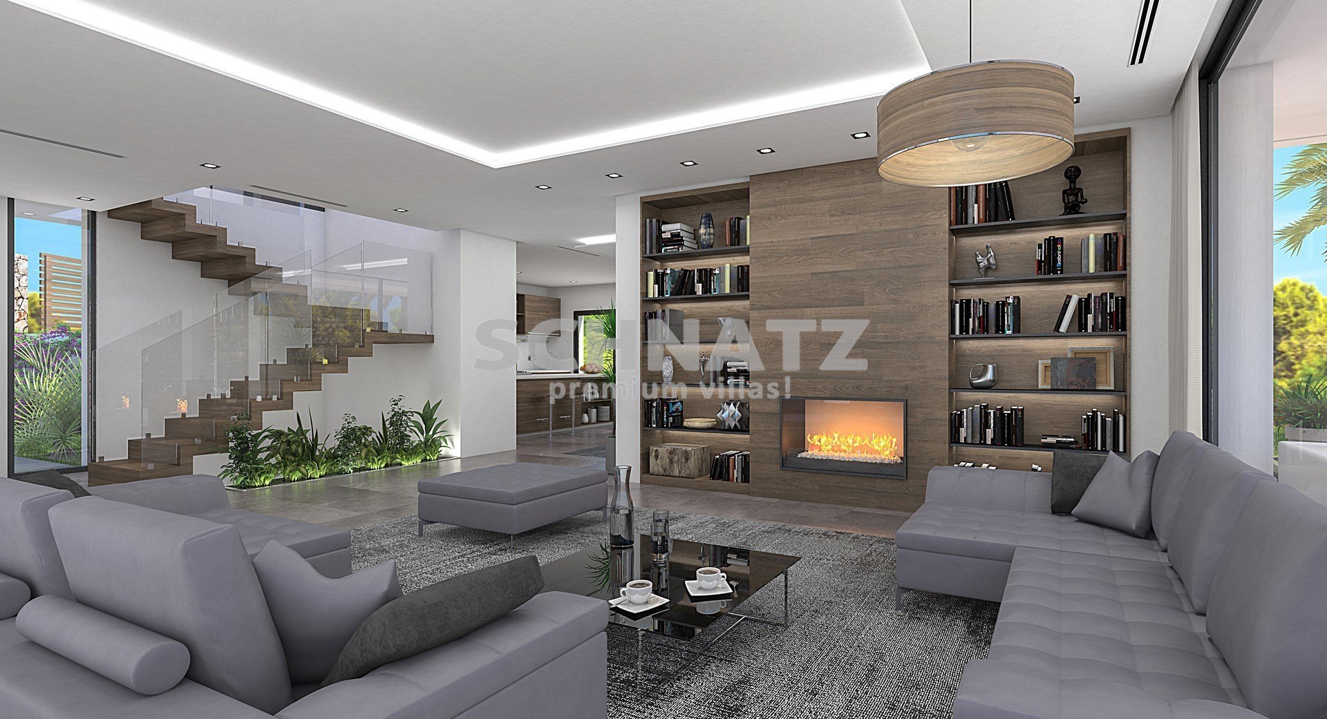 Bauprojekt für eine moderne Villa mit Meerblick