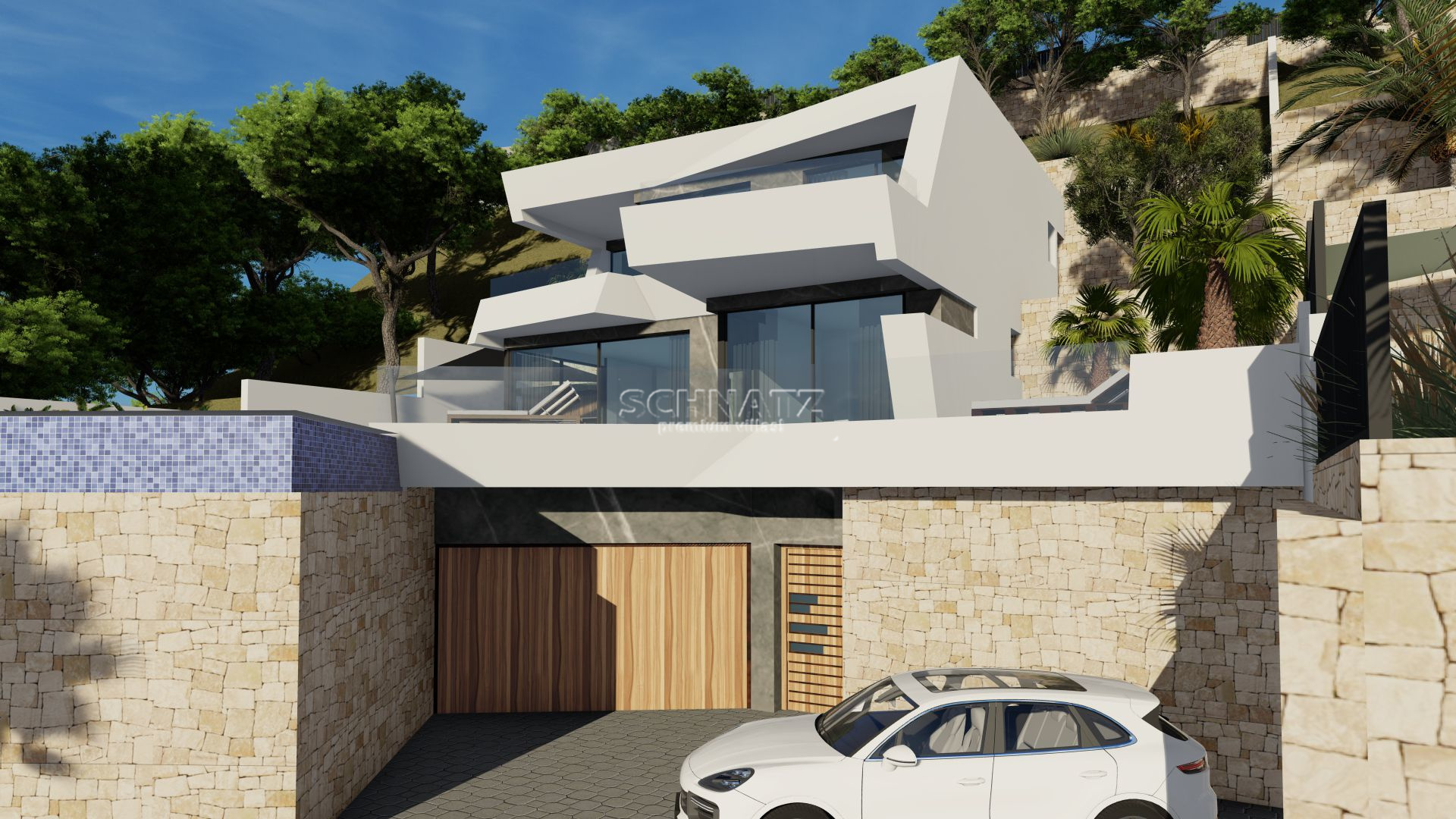 Nieuwbouw met zeezicht in Calpe